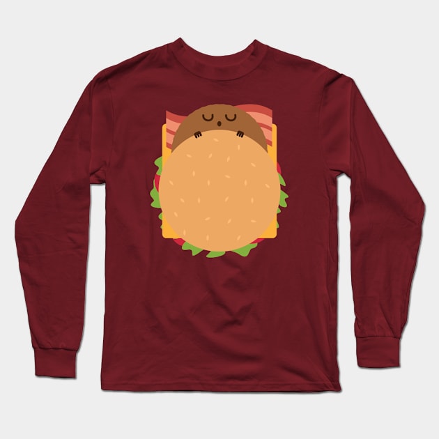 Burger Nap Long Sleeve T-Shirt by El buen Gio